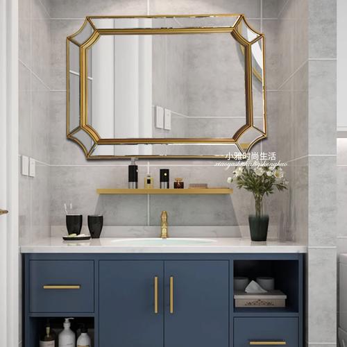 large bathroom mirror