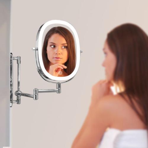 round bathroom mirror