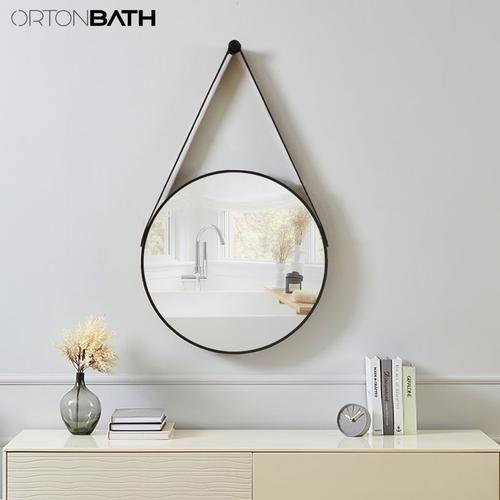 round bathroom mirror