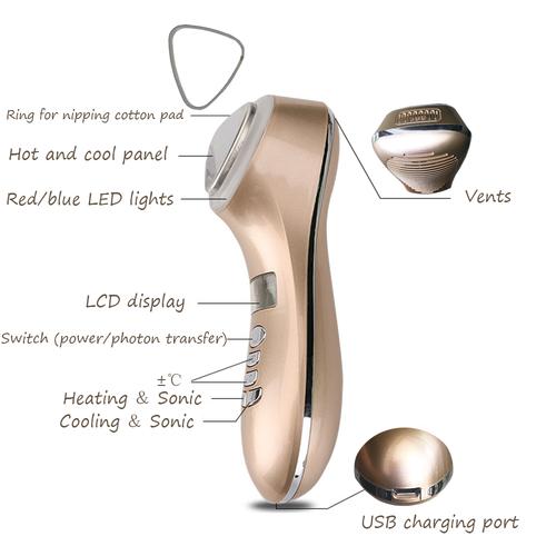 Professional microcurrent beauty device for facial contouring and wrinkle reduction