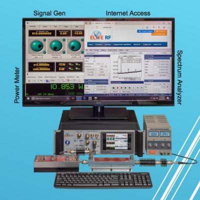 RF impedance analyzer measuring circuit board components