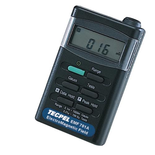 Professional RF field strength meter measuring wireless signals