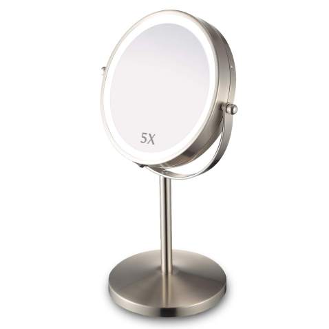 magnifying mirror with lights