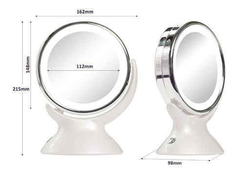portable magnifying mirror