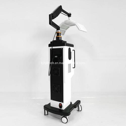 Before-after comparison of acne treatment with LED light therapy device