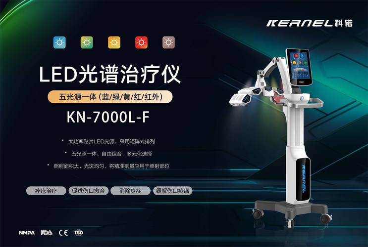 LED therapy device assembly line with quality control checkpoints