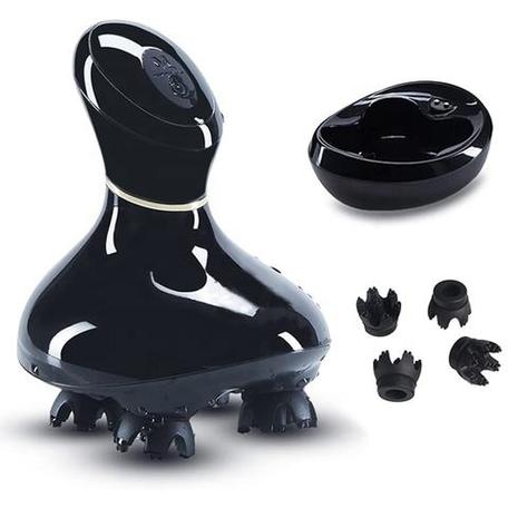 Portable head massager in office use