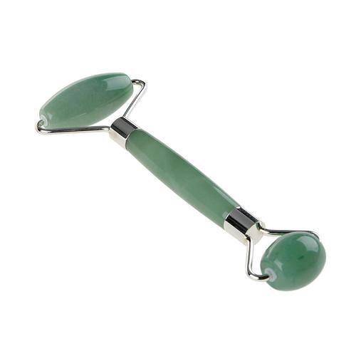 Professional using head massage tool in office