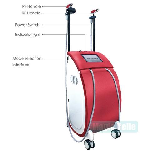 Professional radiofrequency machine for facial treatment