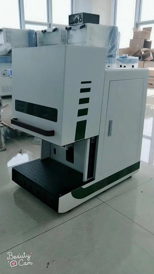 Laser marking machine assembly line with quality checkpoints