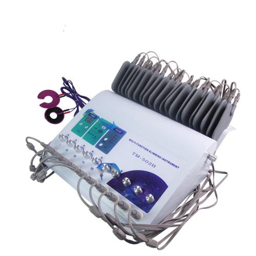 EMS muscle stimulator in physical therapy session