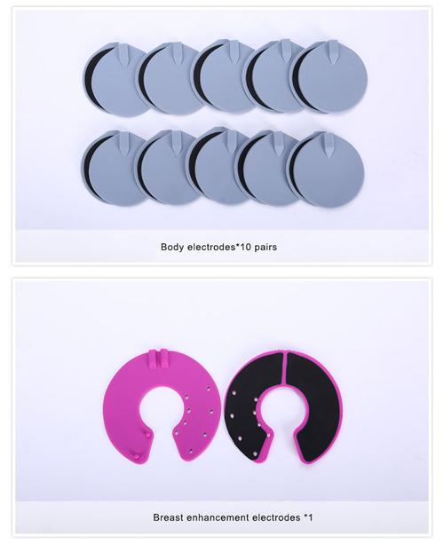 Professional using microcurrent muscle stimulator on athlete