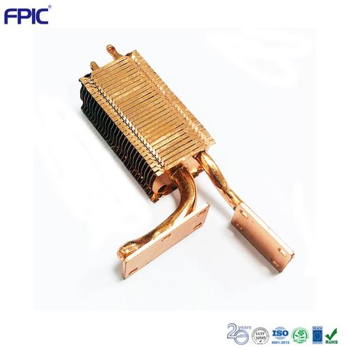 High-performance aluminum LED heat sink with finned design
