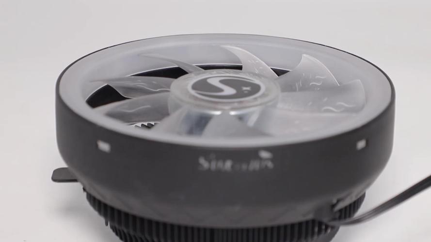 High-efficiency aluminum LED heat sink fan with dual ball bearings