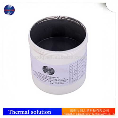 Application of LED heat sink thermal paste on aluminum cooling surface