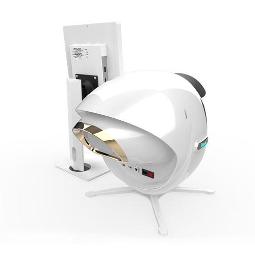 Professional skin analyzer machine with price comparison chart