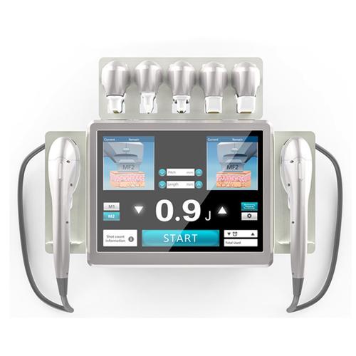 HIFU treatment demonstration in cosmetic clinic