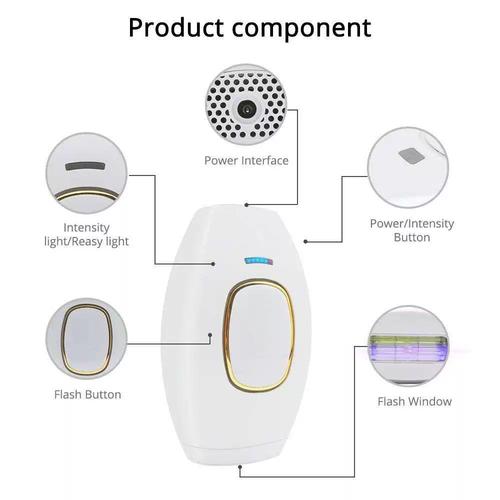 IPL hair removal device for face