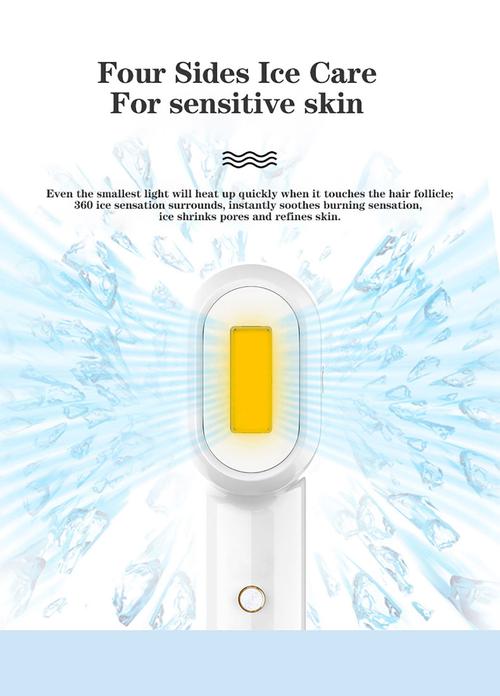 IPL hair removal device for face