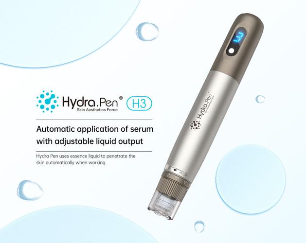 Professional microneedling pen serum application