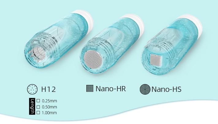 Before and after microneedling pen results demonstration