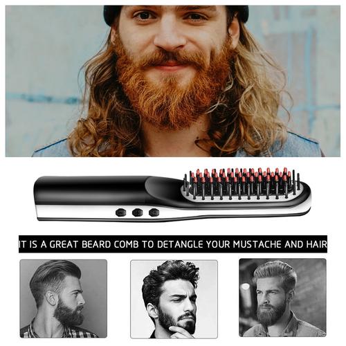 electric beard straightener comb