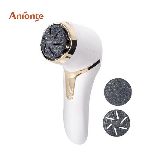 Professional electric callus remover in use