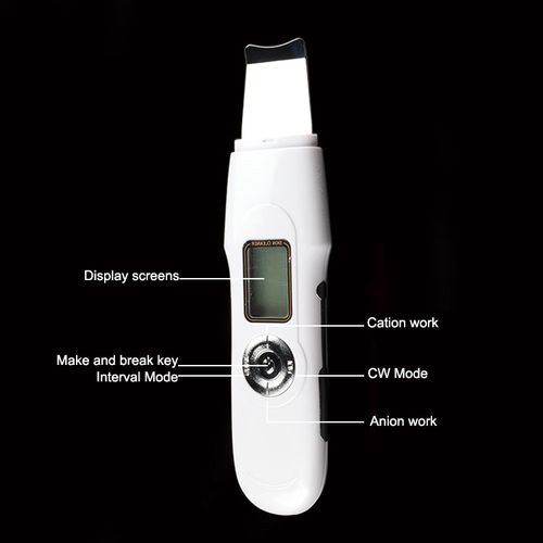 Rechargeable skin scrubber production process showing quality control checkpoints