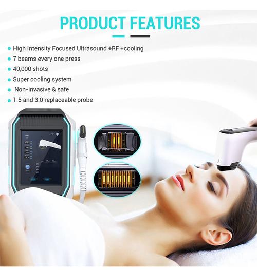 Professional RF beauty machine demonstration