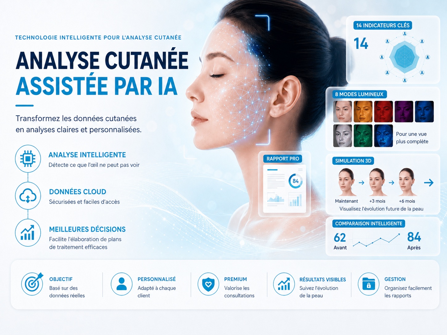 Système d'analyse cutanée par intelligence artificielle