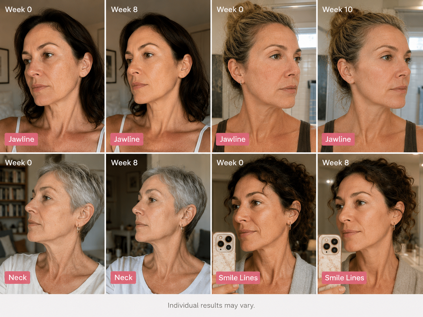 Using the FacialDefy device as part of an at-home facial care routine