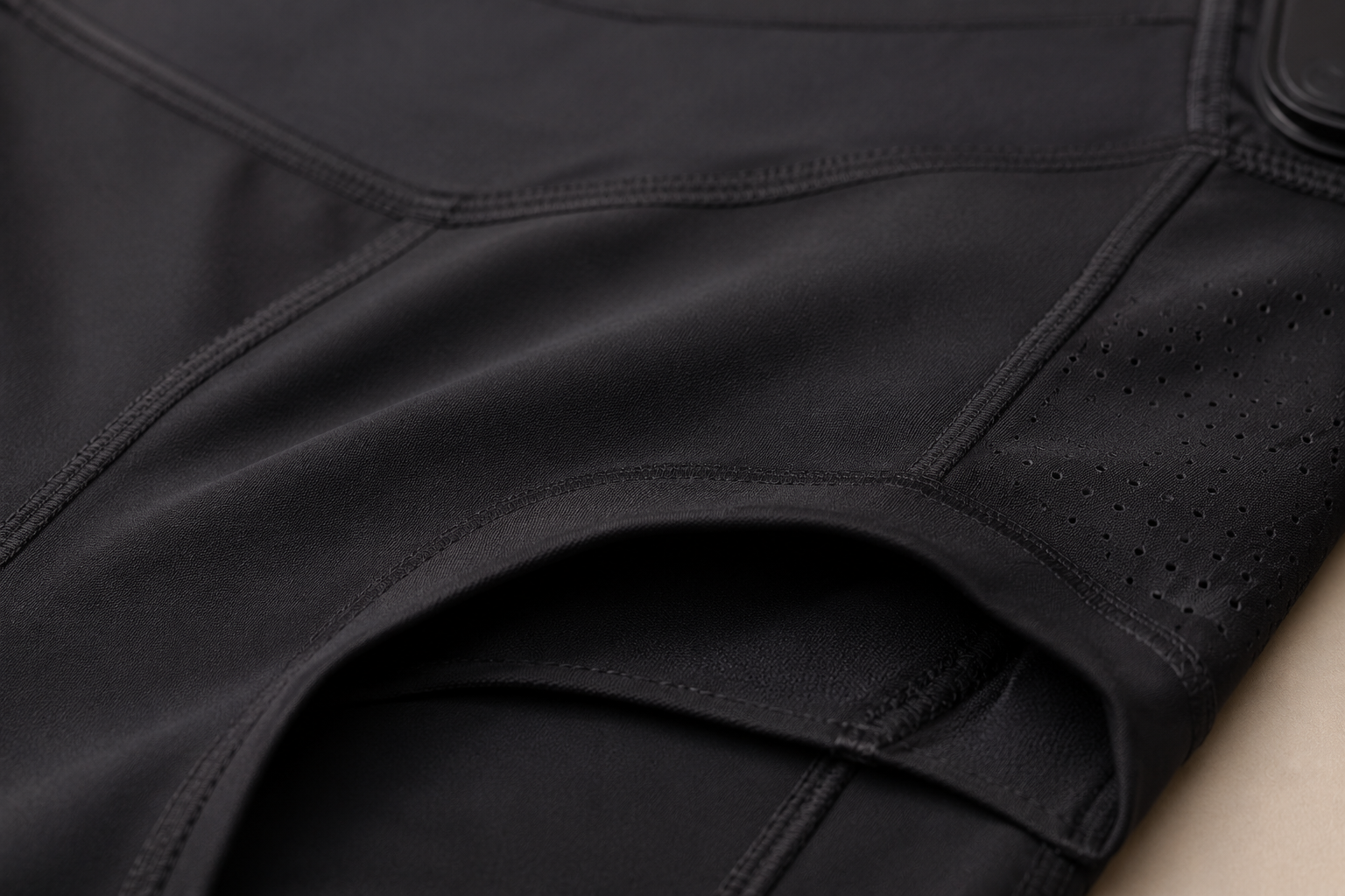 Tejido flexible y transpirable de pantalones moldeadores EMS