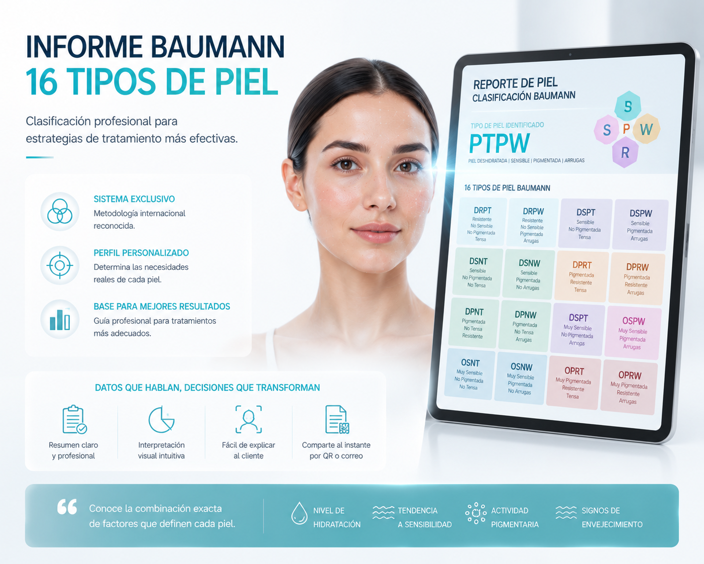 Informe Baumann de 16 tipos de piel