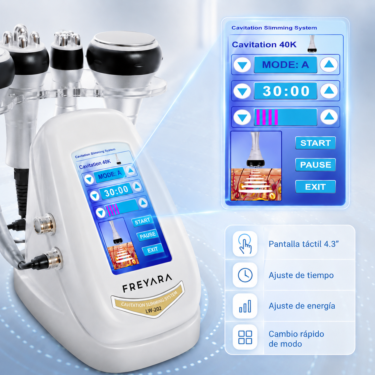 Pantalla táctil 4.3 pulgadas